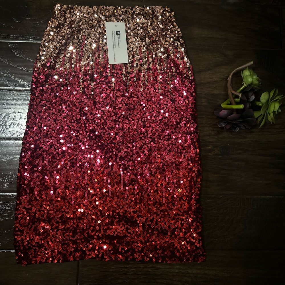 Sequin skirt